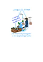 anteprima - Esercizi - l'acqua conta; problemi matematici su dati reali - Pagina di copertina