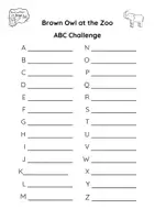 Προεπισκόπηση - Φύλλα εργασίας - Read and Rhyme with Brown Owl - ABC CHALLENGES - Σελίδα 2