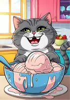 anteprima - Esercizi - La storia di Gigi il gatto goloso - Pagina di copertina