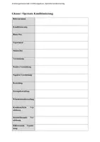 Vorschau - Arbeitsblätter - Glossar zum Selbstausfüllen: operante Konditionierung - Deckblatt