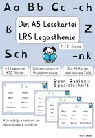 Vorschau - Präsentationen/Tafelbilder - Lesekartei LRS: Buchstaben einführen (1. Klasse) - Deckblatt