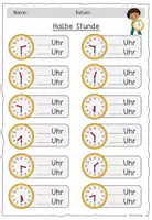 Vorschau - Arbeitsblätter - Uhrzeiten / Arbeitsblätter - Seite 3
