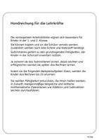 Vorschau - Arbeitsblätter - Mathe_1.und 2.Klasse subtrahieren Zahlenraum von 1 bis 20 - Seite 1