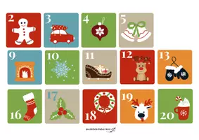 Vista previa - Hojas de trabajo - Calendario de adviento castellano-valenciano - aprendiendoymás - página 1