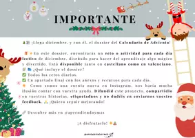 Vista previa - Hojas de trabajo - Calendario de adviento castellano-valenciano - aprendiendoymás - página 2