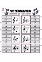 Vorschau - Spiele - NOTENNAMEN & TONHÖHEN (Notenlehre) - 10 Klammerkarten - Seite 3