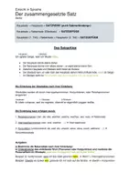 Vorschau - Arbeitsblätter - Satzgefüge | Grammatik - Seite 1