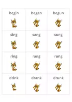 Vorschau - Spiele - Matching Game Irregular Verbs - Seite 3