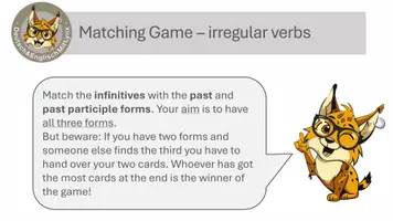 Vorschau - Spiele - Matching Game Irregular Verbs - Seite 1