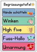 Vorschau - Bildkarten - Begrüssungstafeln - So starten wir gemeinsam in den Tag+ - Seite 1