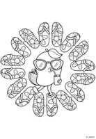 Vorschau - Mal- und Bastelvorlagen - Ausmalbilder / Mandalas: Süße Sommerfrüchte / Sommer - Seite 2