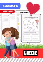Vorschau - Arbeitsblätter - Liebe: Gefühle, Respekt, Mut und Umgang miteinander - Deckblatt