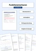 Vorschau - Arbeitsblätter - Materialpaket: Kurvendiskussionen von Funktionenscharen - Seite 1