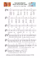 Vorschau - Mal- und Bastelvorlagen - Muttertag Lied - Seite 1