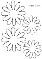 Vorschau - Mal- und Bastelvorlagen - Bastelvorlage: Blumen - Seite 3