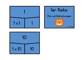 Vorschau - Spiele - Materialpaket - Das kleine Einmaleins -Multiplikation - Seite 3