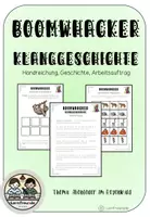 Vorschau - Arbeitsblätter - Boomwhacker Klanggeschichte Abenteuer im Regenwald - Deckblatt