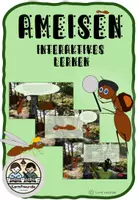 Vorschau - Interaktives Material - Ameisen Interaktives Lernen - Deckblatt