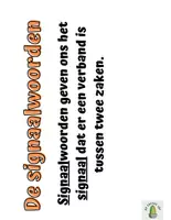 Voorbeeld - Wandplaat: sleutelwoorden en signaalwoorden - Pagina 3