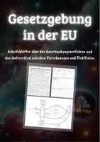 Vorschau - Arbeitsblätter - Gesetzgebung in der EU - Deckblatt