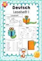 Vorschau - Arbeitsblätter - Lesen trainieren: Leseheft 1 - Deckblatt