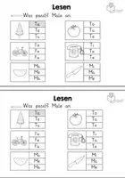Vorschau - Arbeitsblätter - Lesen trainieren: Leseheft 1 - Seite 2