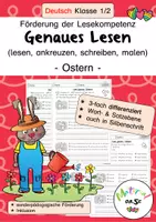 Vorschau - Arbeitsblätter - Genaues Lesen, Lesekompetenz fördern: Ostern - Deckblatt