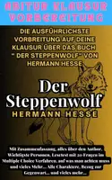 Vorschau - Test - Perfekte Vorbereitung auf die "Der Steppenwolf" Hermann Hesse Klausur - Deckblatt