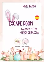 Vista previa - Juegos / Gamificación - Easter Escape room - Nivel básico -Inglés y español - página 1