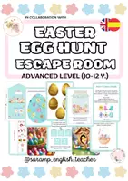 Vista previa - Juegos / Gamificación - EASTER ESCAPE ROOM (ADVANCED LEVEL 10-12 YEARS)- LA CAZA DE LOS HUEVOS DE PASCUA - Portada