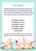 Vista previa - Juegos / Gamificación - EASTER ESCAPE ROOM (ADVANCED LEVEL 10-12 YEARS)- LA CAZA DE LOS HUEVOS DE PASCUA - página 3