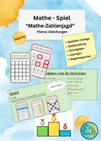 Vorschau - Spiele - Materialpaket: Mathe-Spiel Zahlenjagd - Seite 1