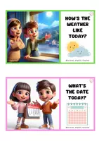 Vista previa - Refuerzo / NEE / Materiales de apoyo - QUESTIONS REVIEW ROUTINE FOR 3-5 YEARS OLD KIDS - página 3