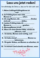 Vorschau - Arbeitsblätter - Frühlingsblumen – Wortschatz & Sprechübungen - Seite 2