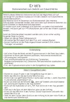 Vorschau - Stundenentwürfe - „Er ist‘s“ Stationen und Warm-Up zum Gedicht - Seite 2