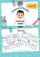 Vista previa - Refuerzo / NEE / Materiales de apoyo - Trucos para aprender los Irregular verbs por grupos - Portada