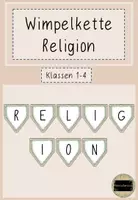 Vorschau - Poster - Wimpelkette Religion - Deckblatt