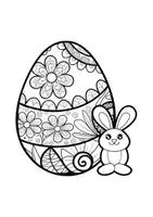 Vorschau - Mal- und Bastelvorlagen - Mandalas Thema Osterei - Grundschule - Bastelvorlagen - Seite 1