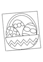 Vorschau - Mal- und Bastelvorlagen - Prickelbilder / Fensterbilder Thema Ostereier - Grundschule - Bastelvorlagen - Seite 2