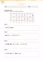 Aperçu - Feuilles d'exercices - Cryptogrammes de fruits: Découvrez les expressions catalanes de manière ludique - Page 1