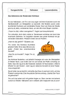 Vorschau - Text - Leseverständnis - 5 Kurzgeschichten für Kinder - Deckblatt