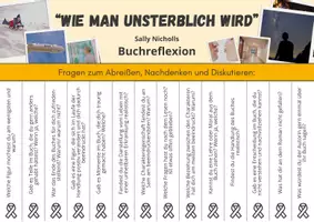 Vorschau - Mal- und Bastelvorlagen - Buchreflexion zum Roman "Wie man unsterblich wird" (S. Nicholls) - Seite 3