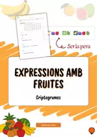 Voorbeeld - Cryptogrames divertits amb expressions de fruites en català - Voorblad