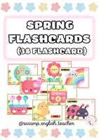Vista previa - Tarjetas / Manipulativos - SPRING FLASHCARDS (38)- SPRING EQUINOX MARCH 20TH - Portada