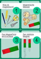 Vorschau - Arbeitsblätter - Lerntheke Magnetismus - Experimente, Forscherheft - Seite 3