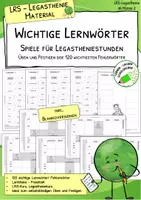 Vorschau - Spiele - LRS-Spiele – Brettspiele & Würfelspiele zur Rechtschreibförderung - Deckblatt