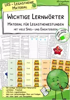 Vorschau - Spiele - Wichtige Lernwörter – Spieleset für Legastheniestunden - Seite 1
