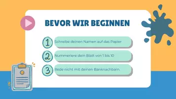 Vorschau - Interaktives Material - Farben-Quiz, Kunst & Gestalten - Seite 1
