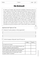 Vorschau - Unterrichtsreihen - Herbst - Lesetexte mit Fragen (inkl. Lösung) für Klasse 2 bis 4 - Seite 2