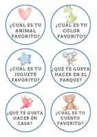 Vista previa - Tarjetas / Manipulativos - Juego estimulación del lenguaje - página 1
